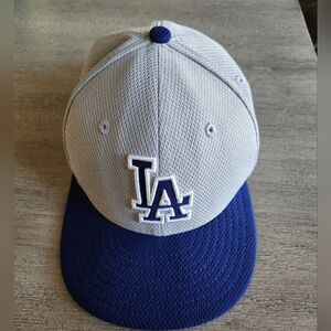 Los Angeles Dodgers LA Hat - Gray & Royal Blue